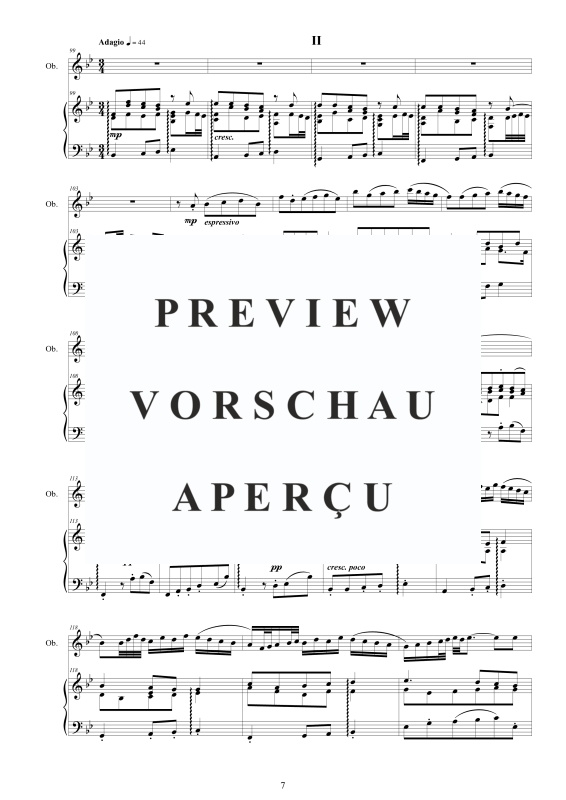 Product gallery: Page 8 of 11 Oboe Concerto No.8 in G-Moll Op.9, , Flute and Harpsichord/Piano