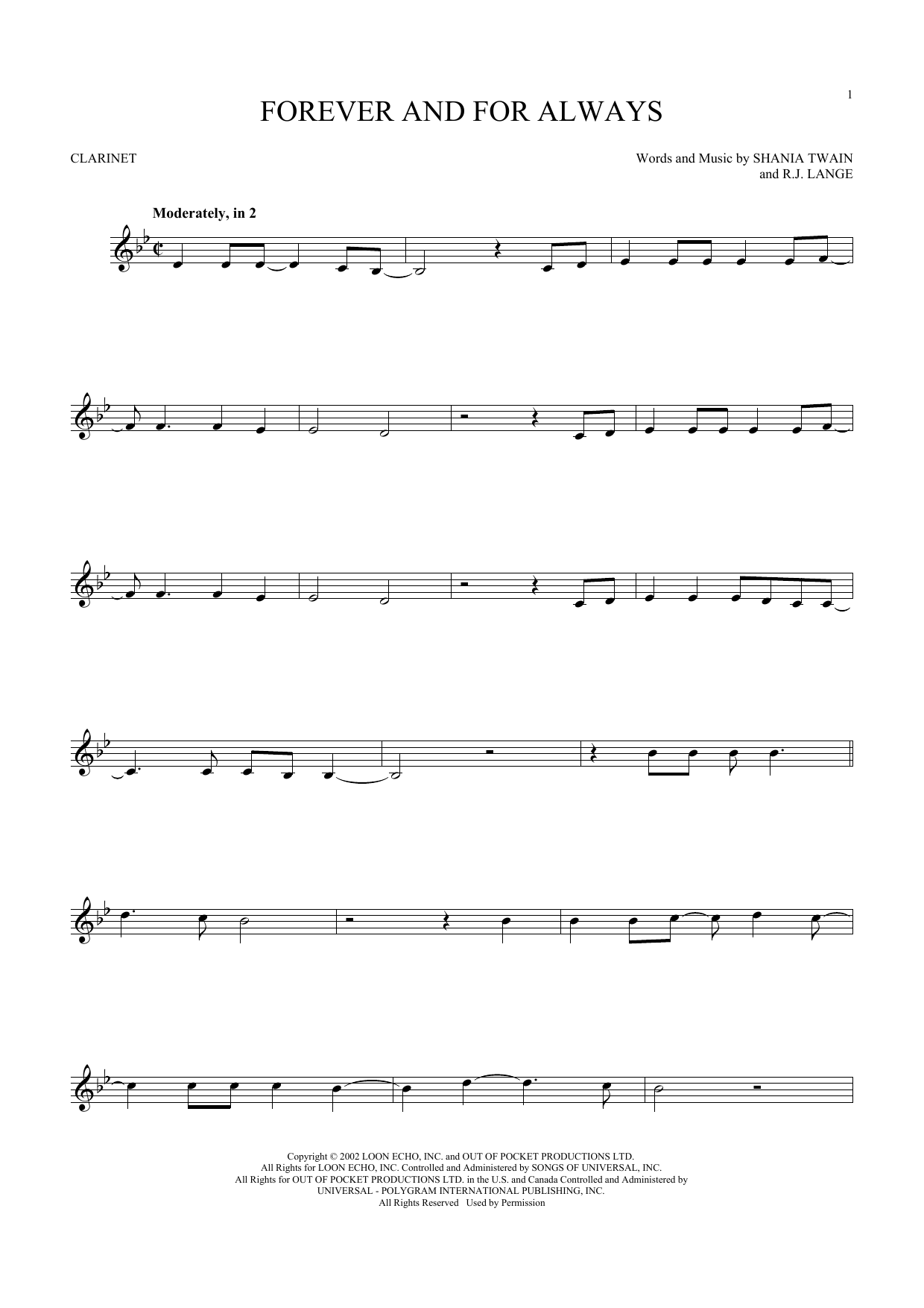 Product gallery: Page 1 of 1 Forever And For Always, Shania Twain