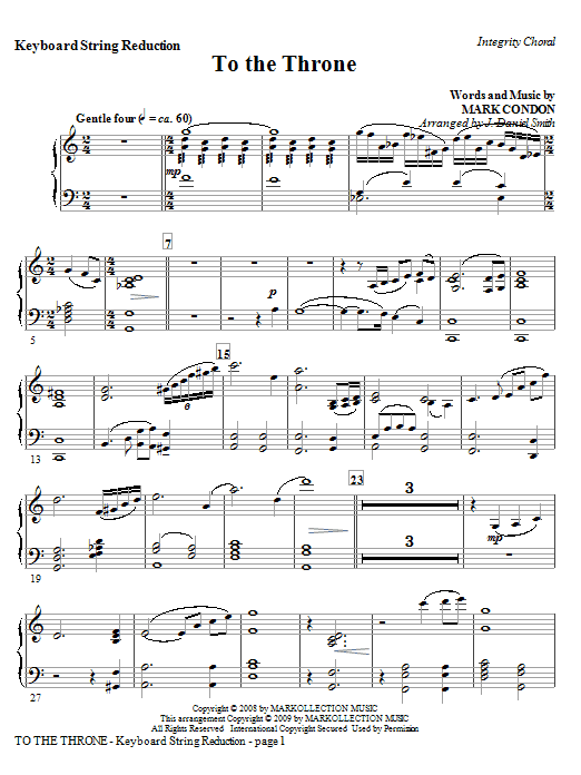 Produktgalerie: Seite 1 von 1 To The Throne - Rhythm, J. Daniel Smith, Chor