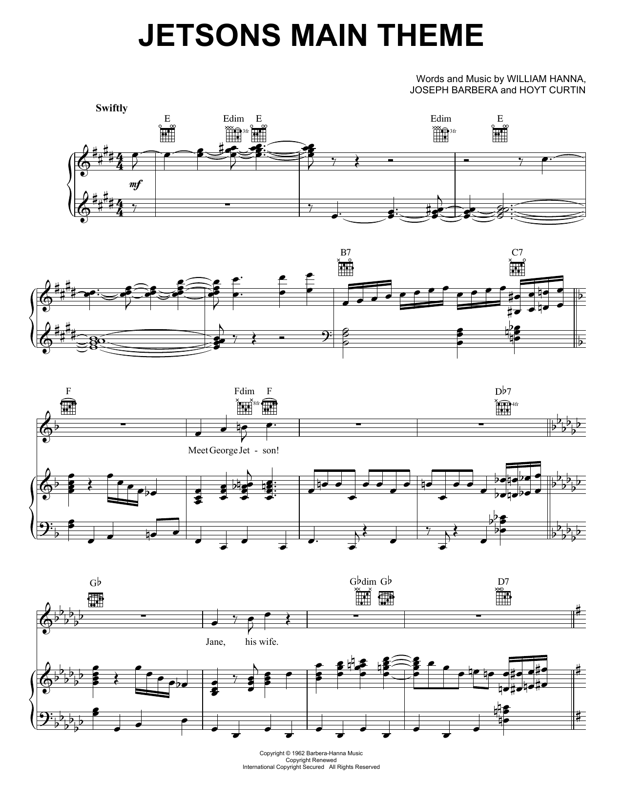Produktbild zu: Jetsons Main Theme