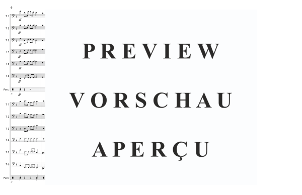 Produktgalerie: Seite 10 von 11 Finale from Symphony No. 4, , (Tuba Ensemble 6x Tuba und Percussion)