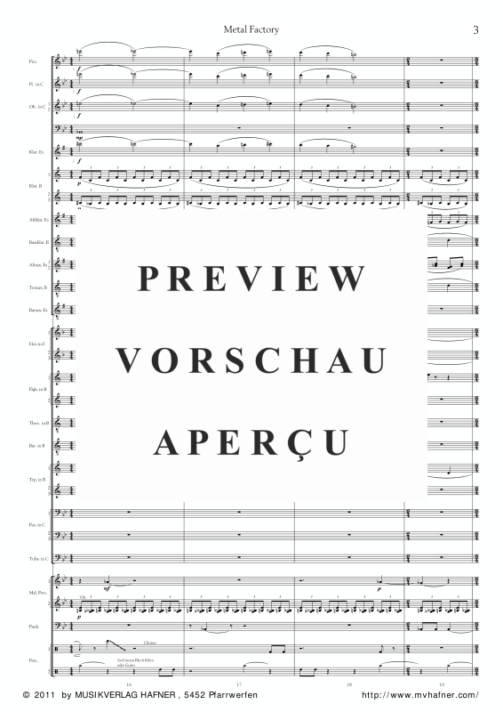 Product gallery: Page 8 of 11 Metal Factory, , (large wind orchestra)