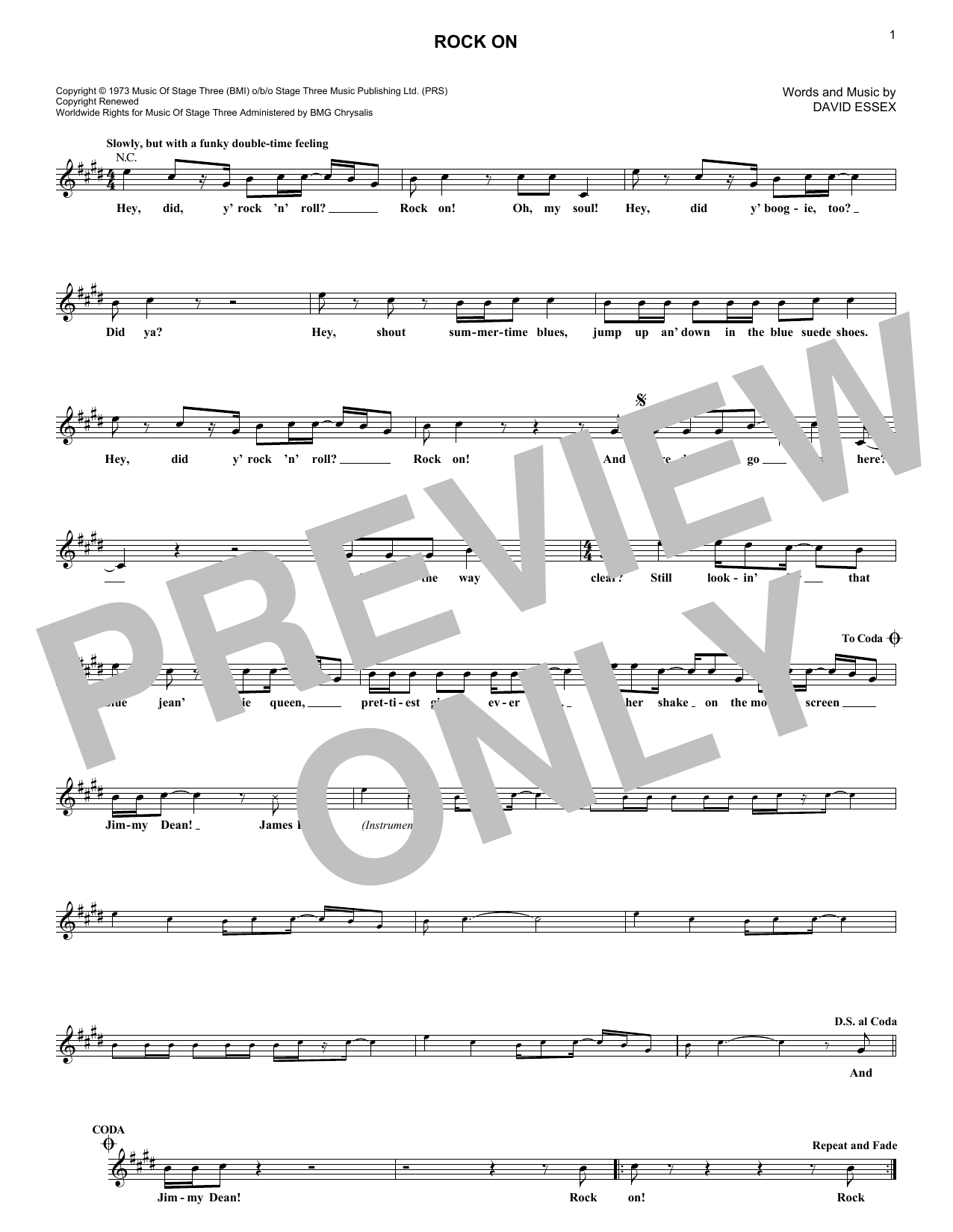 Product picture to:  Rock On - David Essex