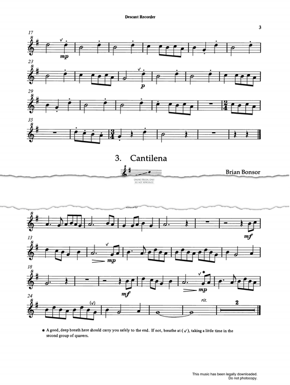 Product gallery: Page 1 of 1 Cantilena, Brian Bonsor