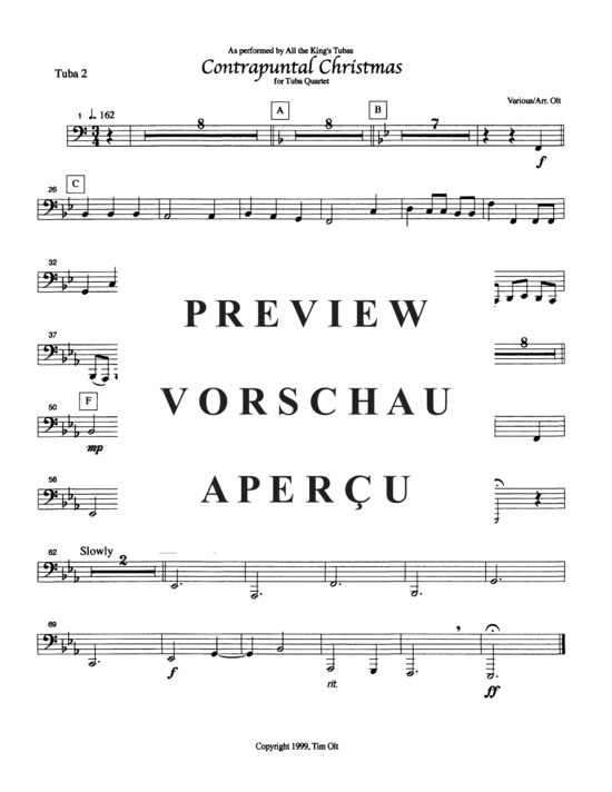 Product gallery: Page 12 of 12 Contrapuntal Christmas , , (Tuba Quartett EETT)