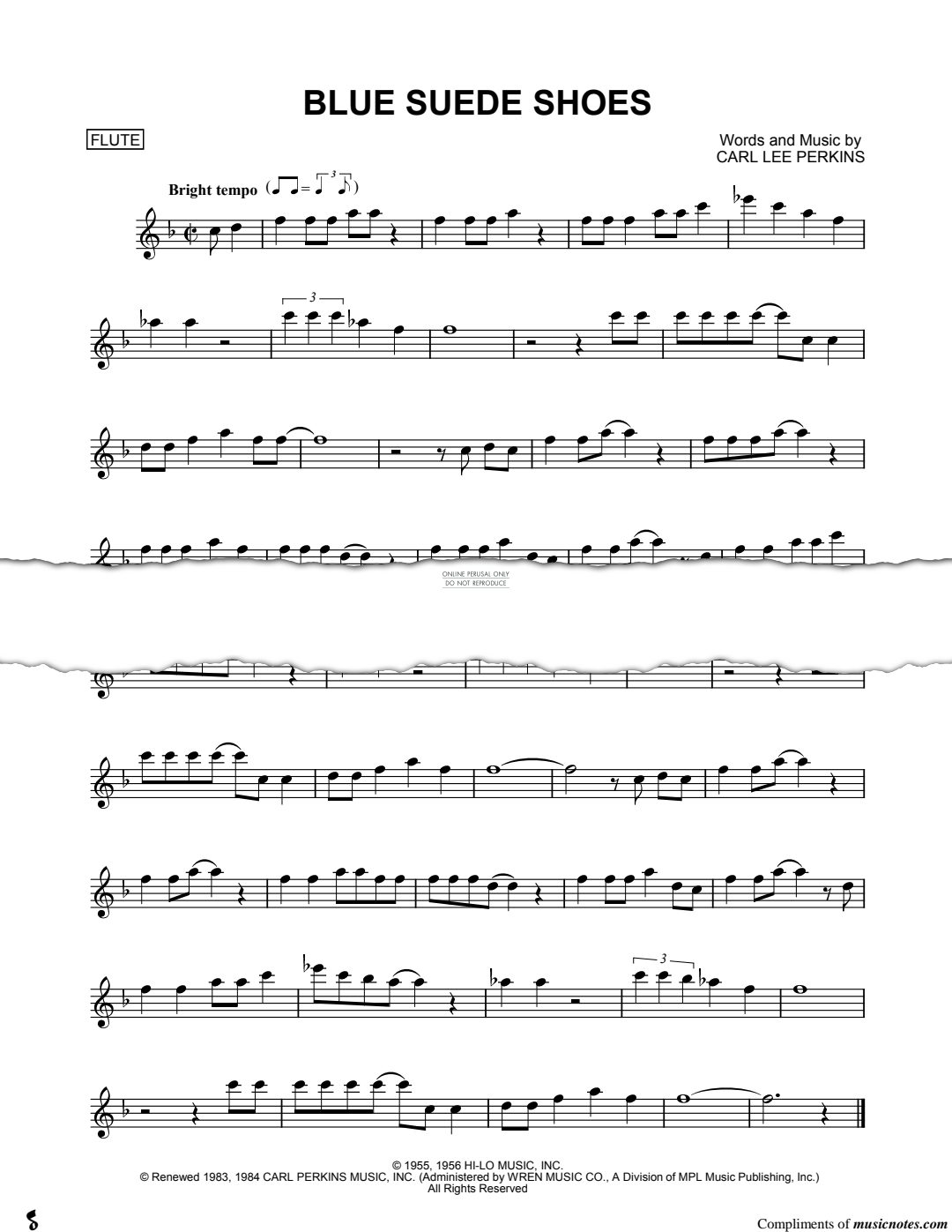 Product gallery: Page 1 of 1 Blue Suede Shoes, Carl Lee Perkins