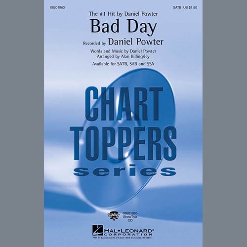cover: Bad Day (arr. Alan Billingsley), Daniel Powter