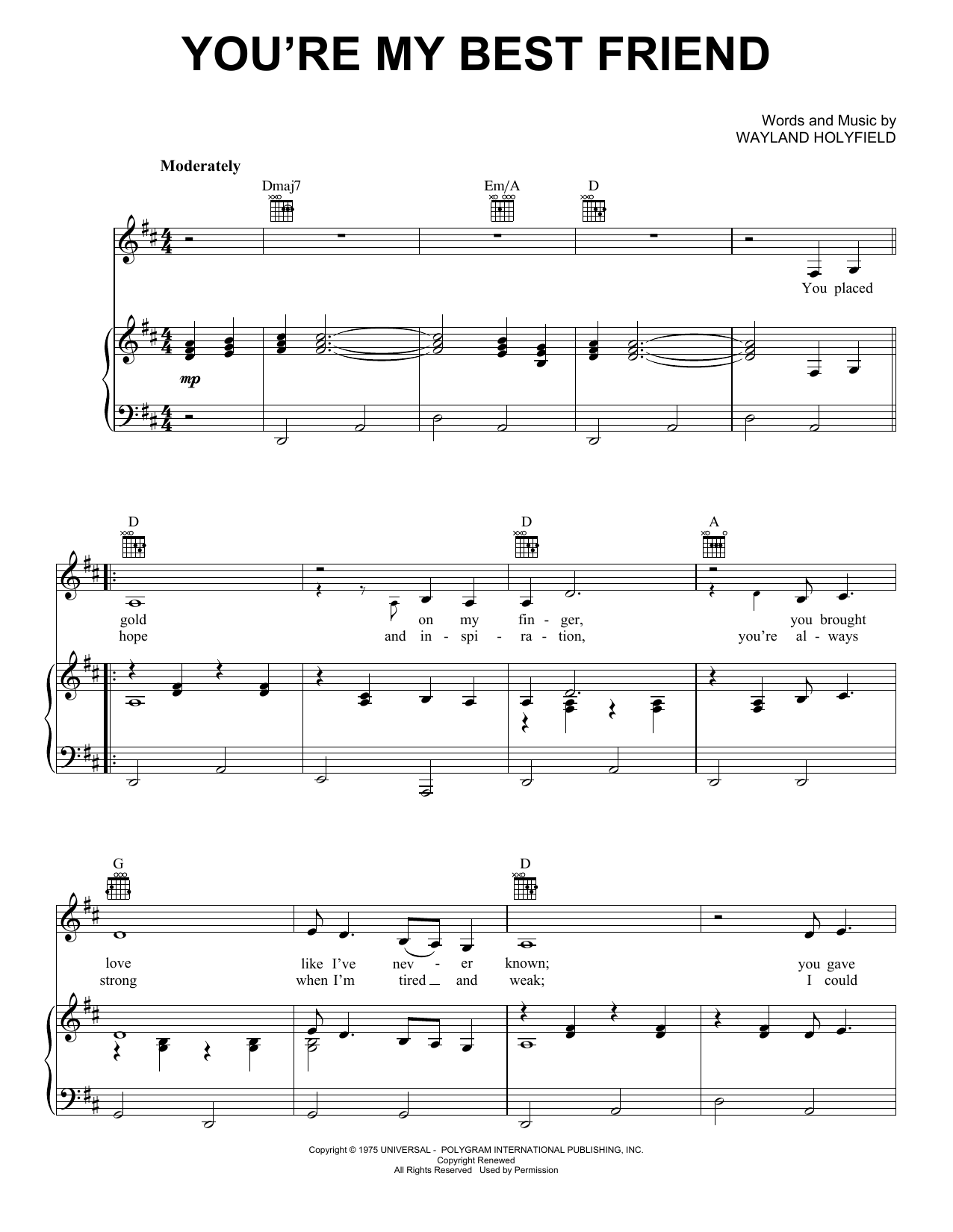 Produktgalerie: Seite 1 von 1 You're My Best Friend, Don Williams, Gesang, Gitarre, Klavier