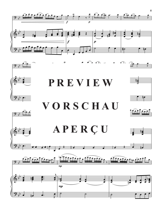 Product gallery: Page 6 of 21 Sonate Nr. 4 in G-Moll Op. 2, No. 4 , , (baritone/euphonium + piano)