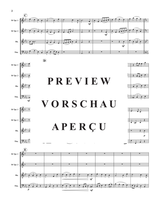 gallery: Adeste Fidelis , , (2x Tromp in B, Horn/Pos, Pos)