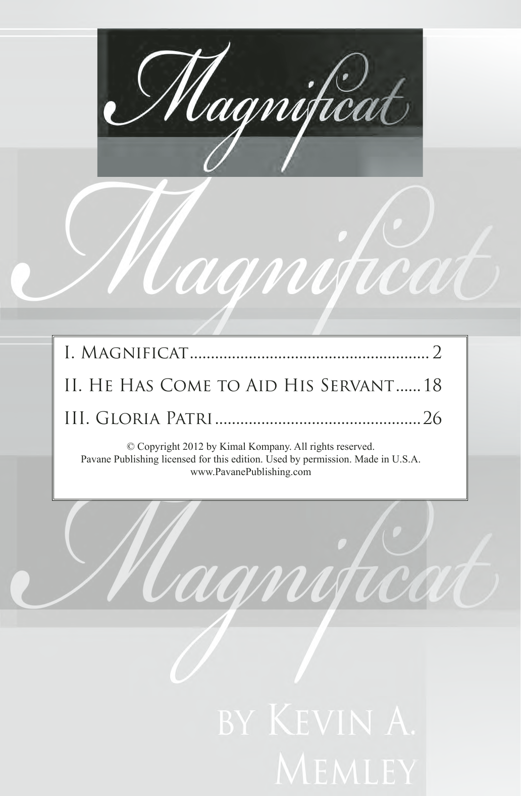 Product picture to: Magnificat