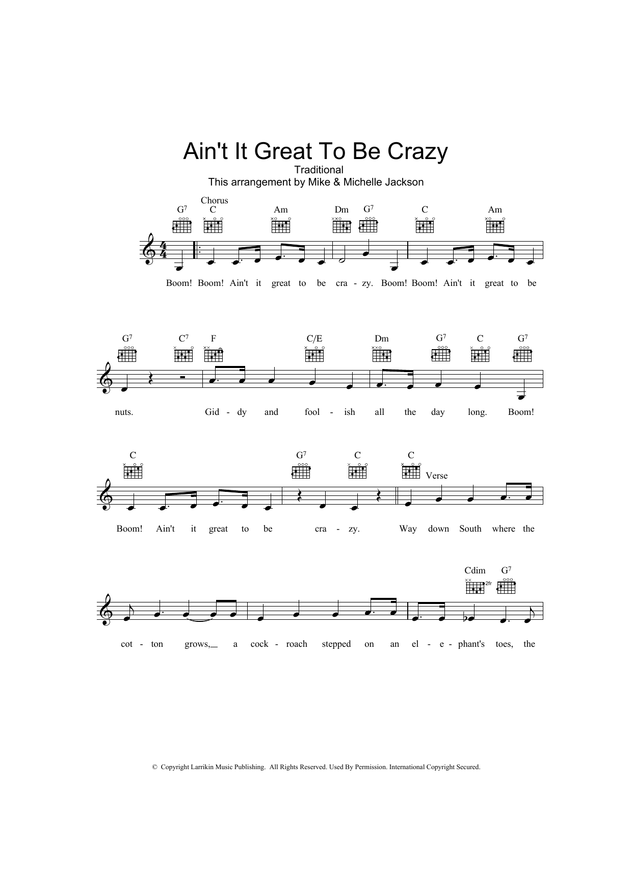 Product picture to: Ain't It Great To Be Crazy
