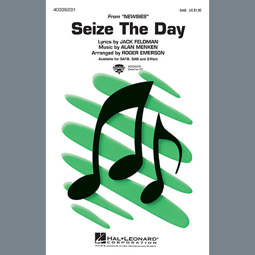 cover: Seize The Day (from Newsies) (arr. Roger Emerson), Alan Menken & Jack Feldman