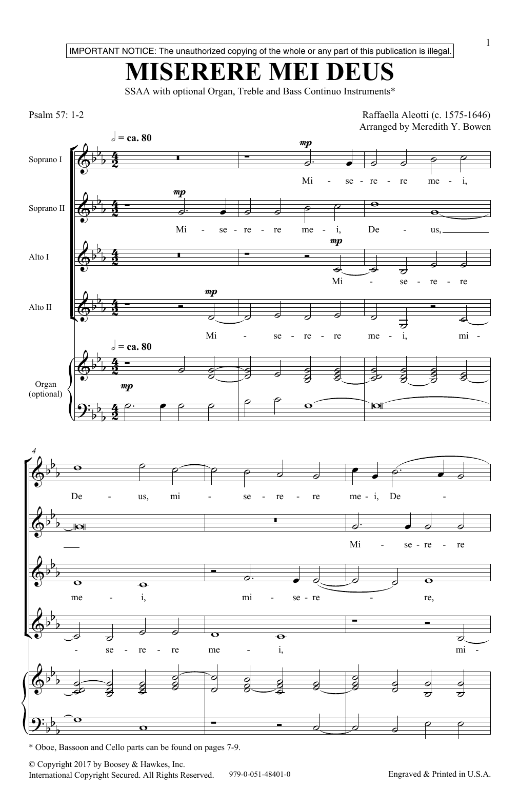 Produktbild zu: Miserere Mei Deus