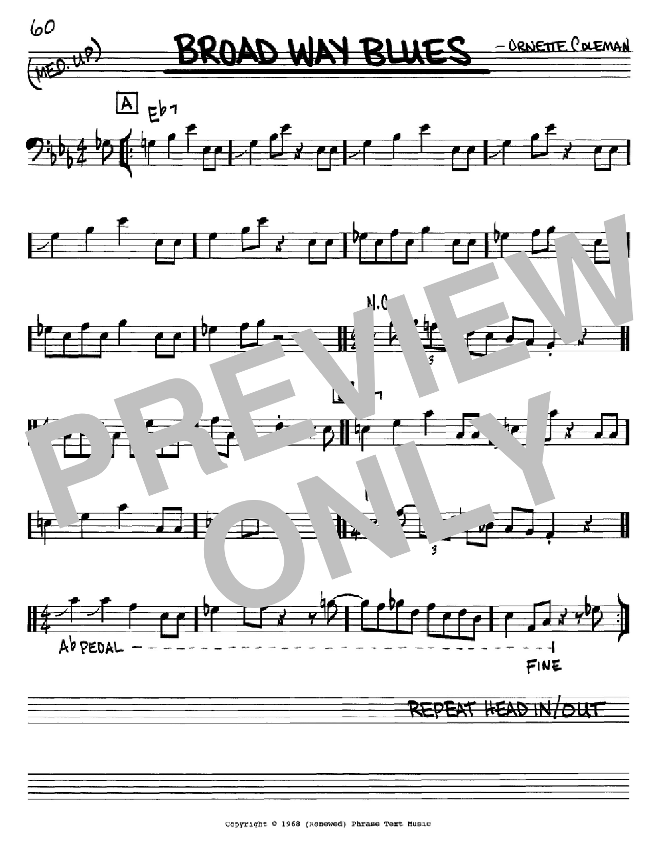 Produktbild zu: Broad Way Blues
