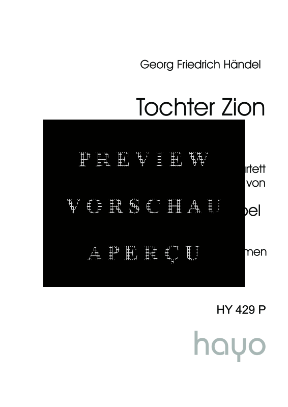 gallery: Tochter Zion, , (Horn Quartett)