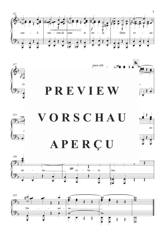 Product gallery: Page 6 of 6 Requiem - VI. Libera Me, Inagawa, Akiko, Solo Piano