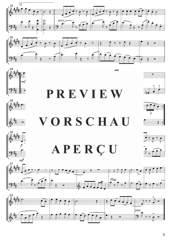 gallery: Duo Suite on Mexican Themes, , Klarinette in B und Kontrabass