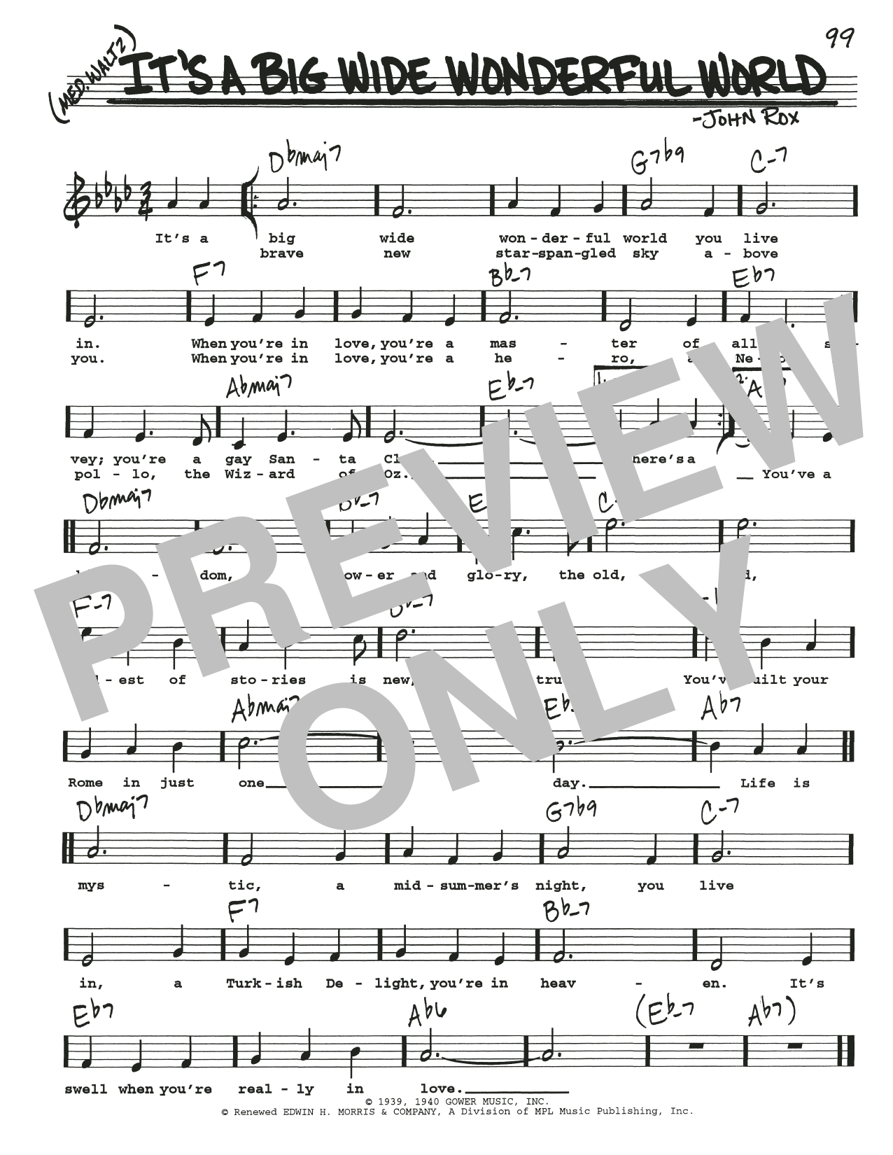 Product gallery: Page 1 of 1 It's A Big Wide Wonderful World, John Rox