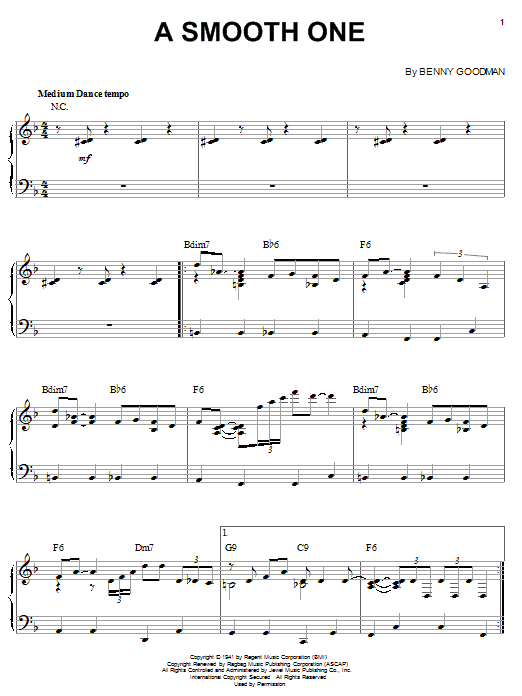 Product gallery: Page 1 of 1 A Smooth One, Benny Goodman