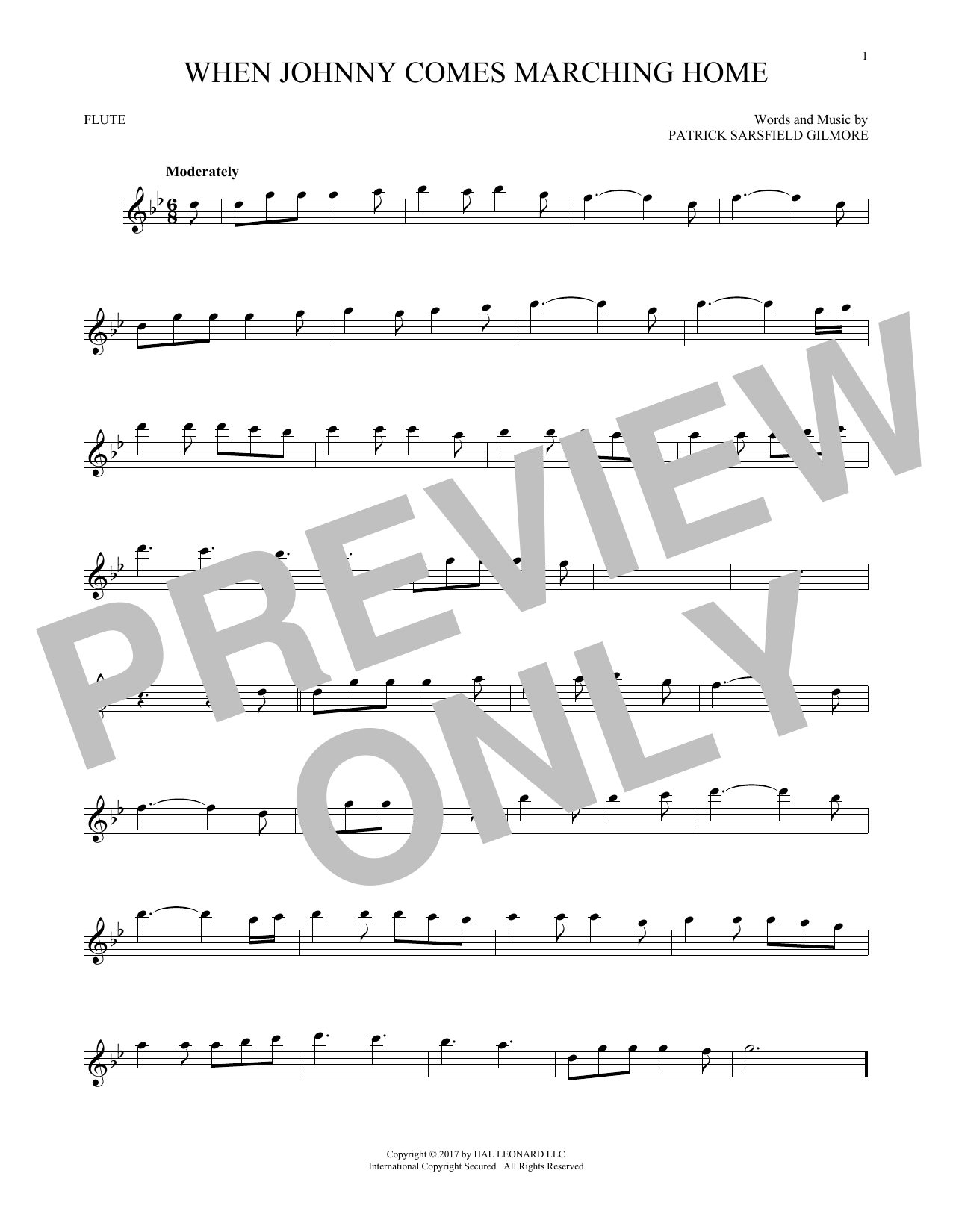 Product gallery: Page 1 of 1 When Johnny Comes Marching Home, Patrick Sarsfield Gilmore