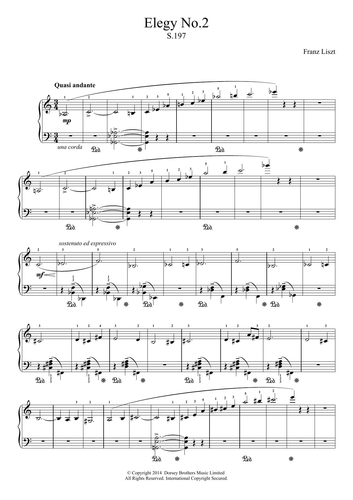 Produktbild zu: Elegy No.2