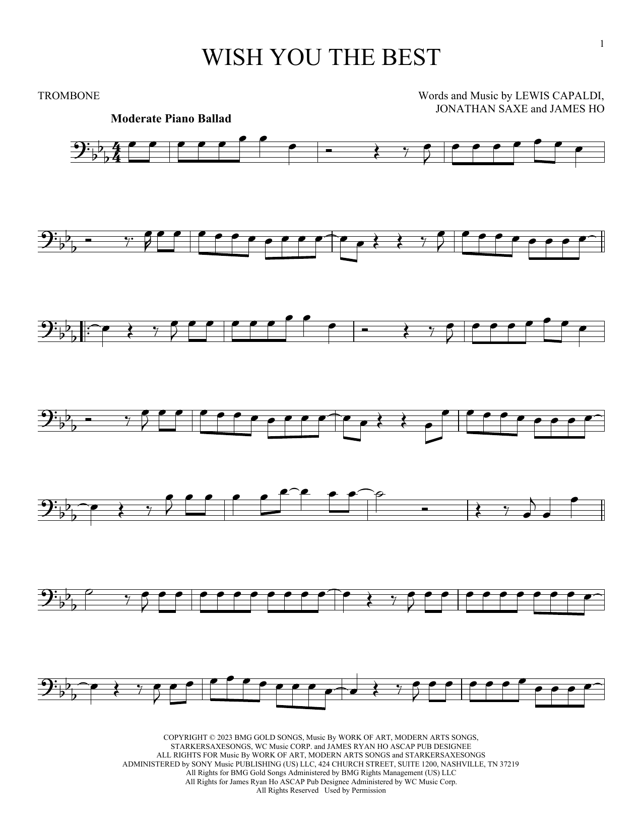 Product gallery: Page 1 of 1 Wish You The Best, Lewis Capaldi