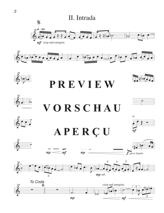 Produktgalerie: Seite 16 von 21 Prelude and Intrada , , (4 Hörner oder Ensemble)