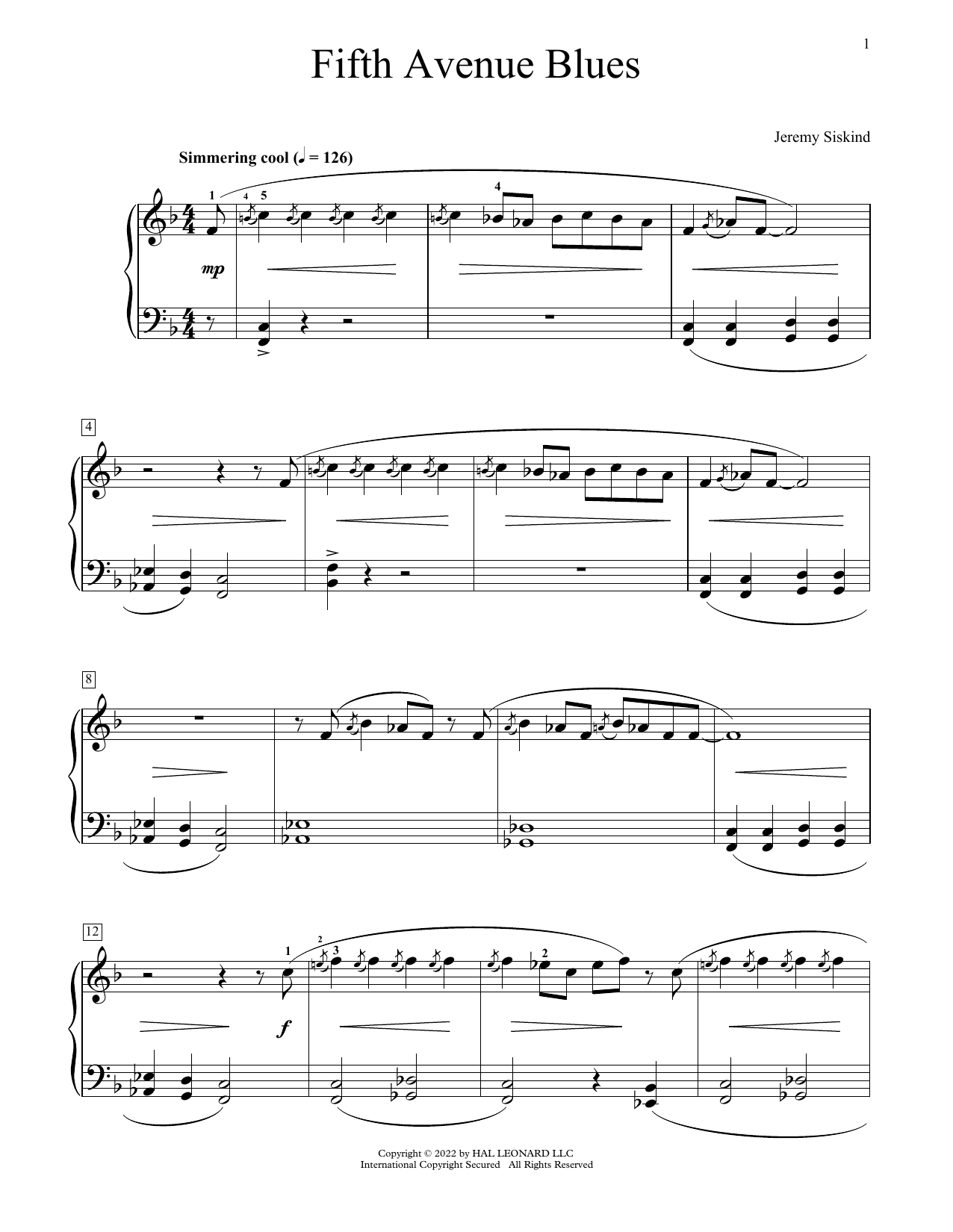 Produktbild zu: Fifth Avenue Blues