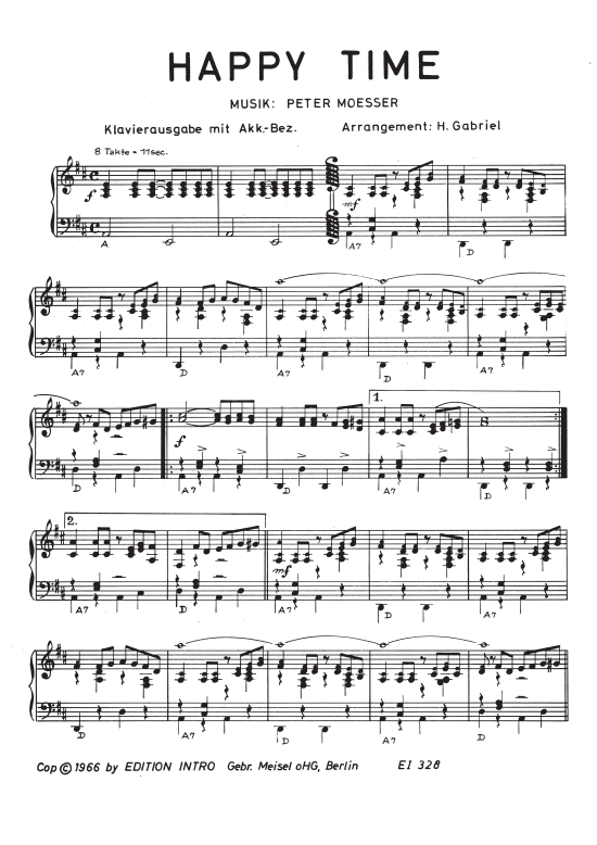 Produktbild zu: Happy TimePeter Moessers Music