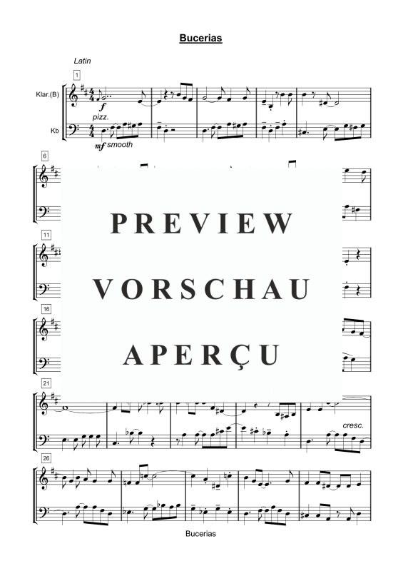 gallery: Seven Jazz and Ethnik Duos, , Klarinette in B und Kontrabass