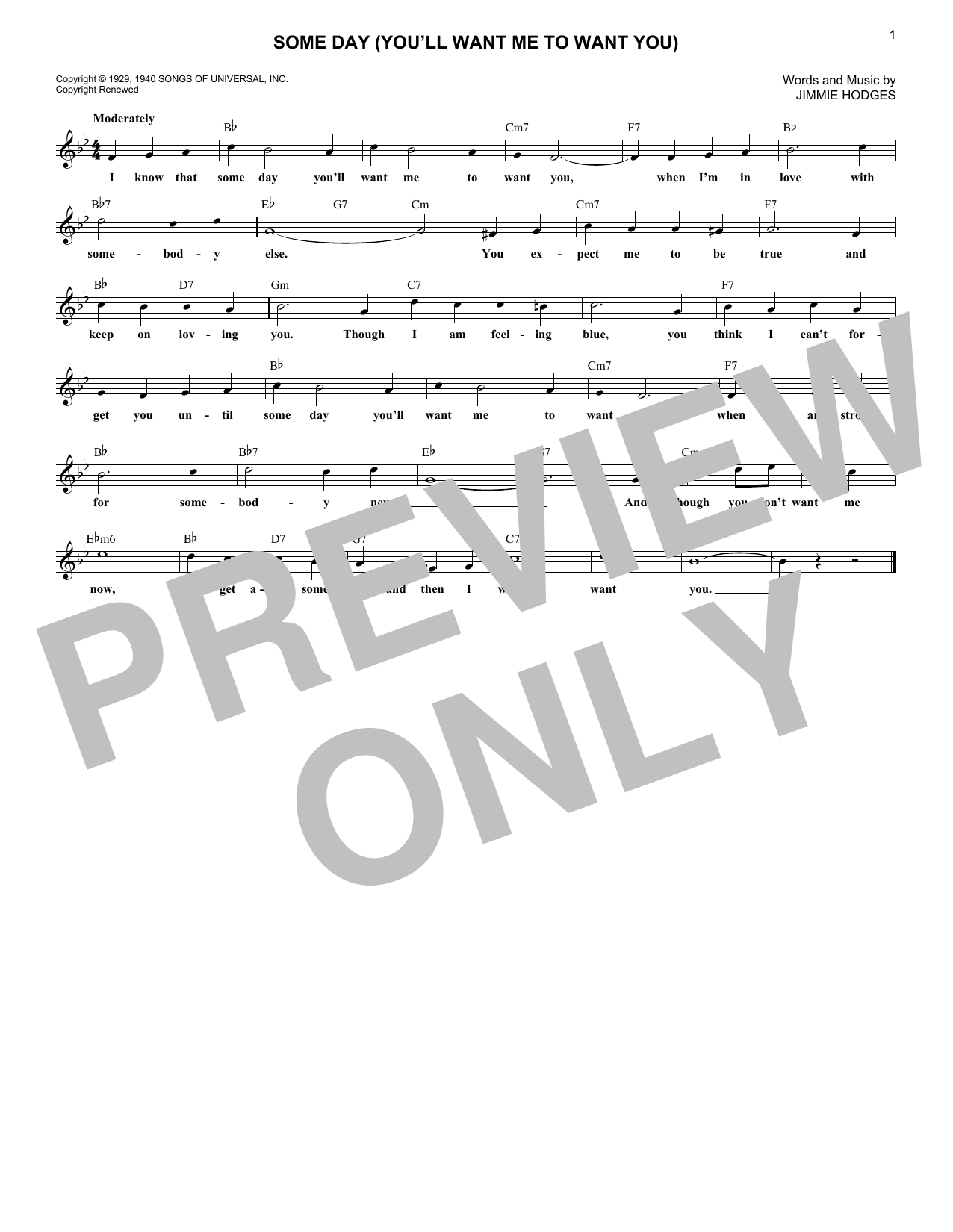 Produktbild zu: Some Day (You'll Want Me To Want You)