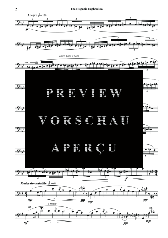 Product gallery: Page 11 of 11 Hispanic Euphonium, The, , (Euphonium Solo)