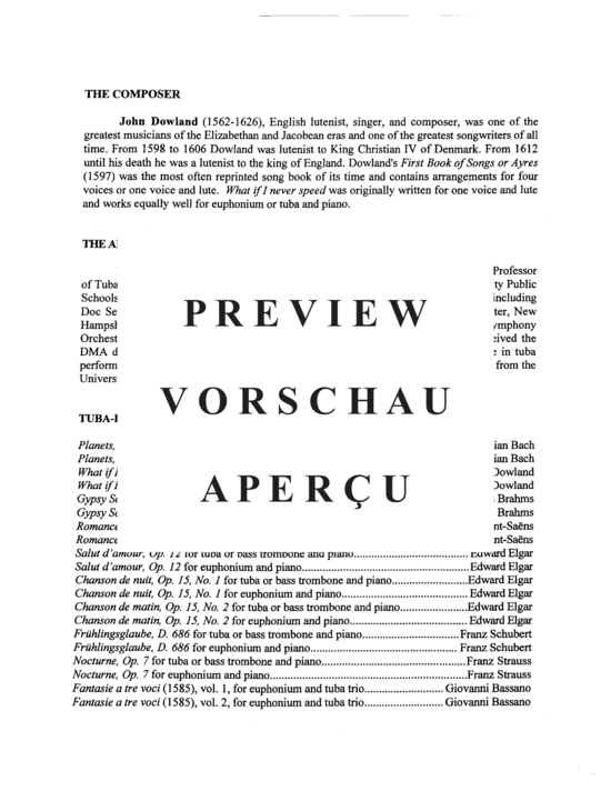 Product gallery: Page 3 of 9 What if I Never Speed , , (euphonium + piano)