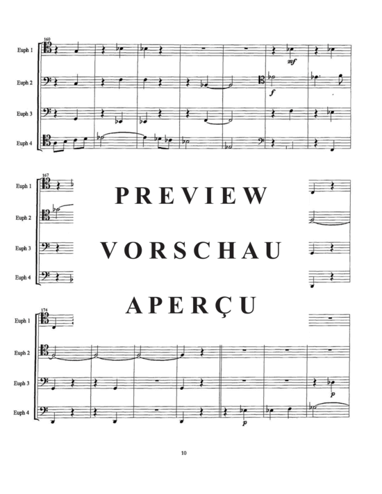 Product gallery: Page 12 of 21 Fantasia on ",God of Our Fathers", , , (Euphonium Quartet)