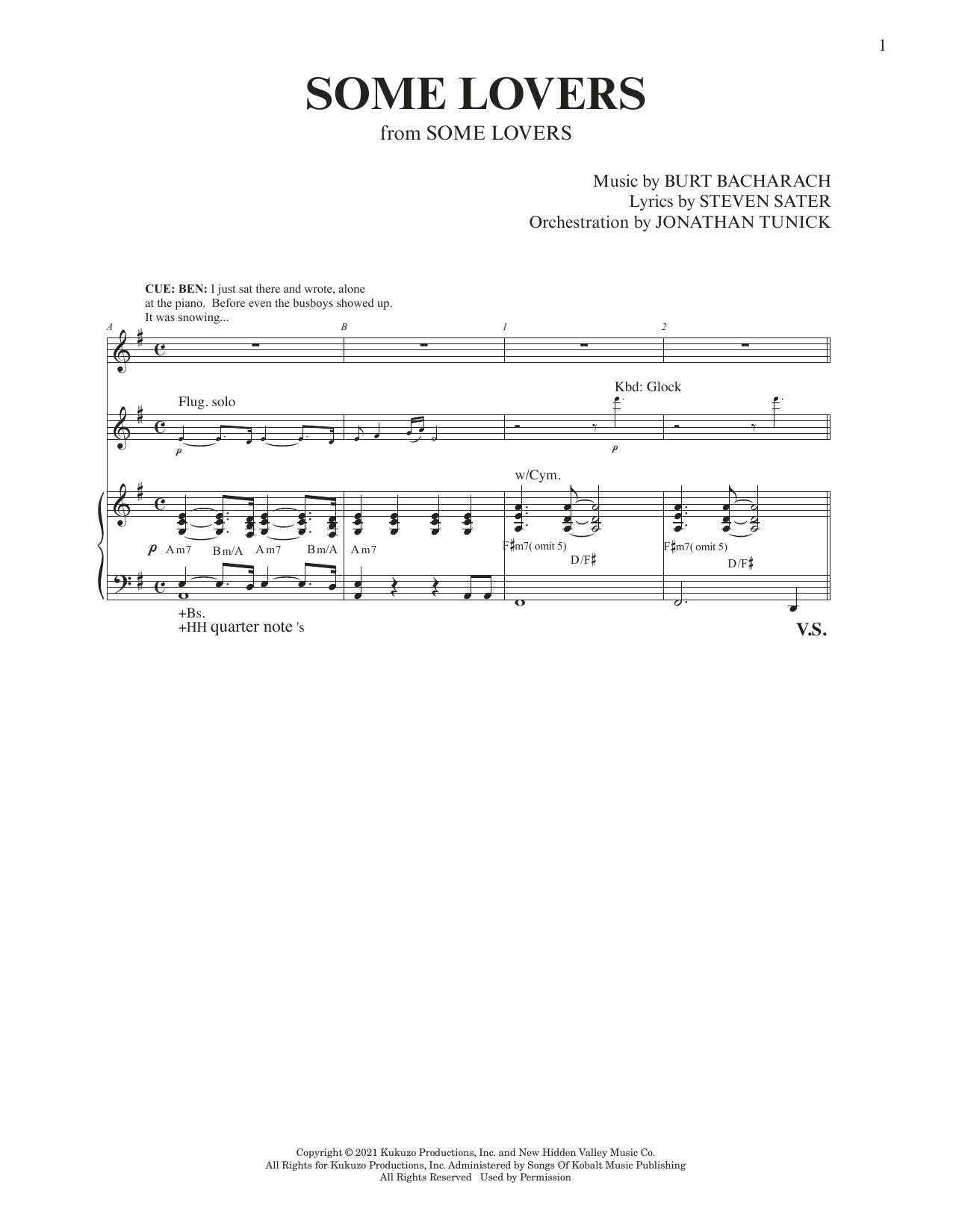 Produktbild zu: Some Lovers (from Some Lovers)
