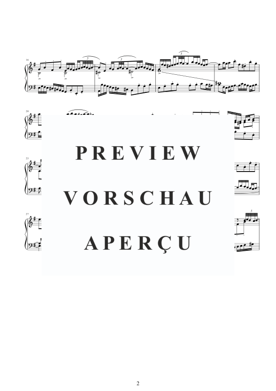 Produktgalerie: Seite 3 von 7 Fantasia super in E-Moll BWV 713, , Klavier Solo