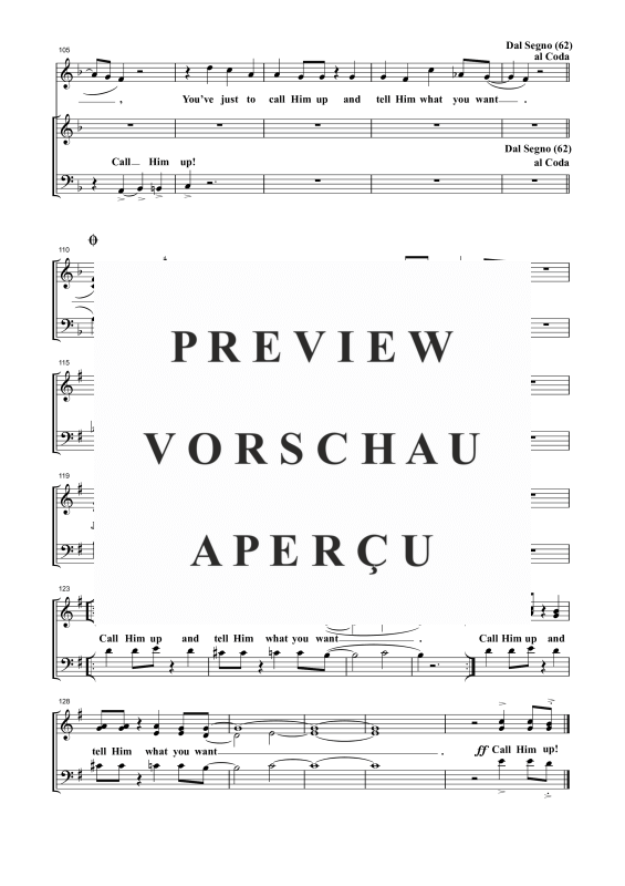 Produktgalerie: Seite 6 von 11 Jesus On the Mainline, , Gemischter Chor SAB, Solo und Klavier