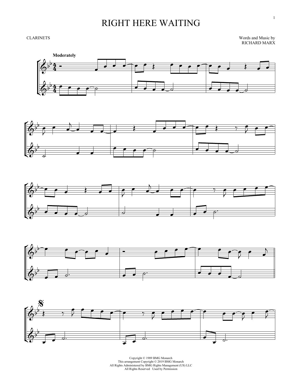 Product gallery: Page 1 of 1 Right Here Waiting, Richard Marx