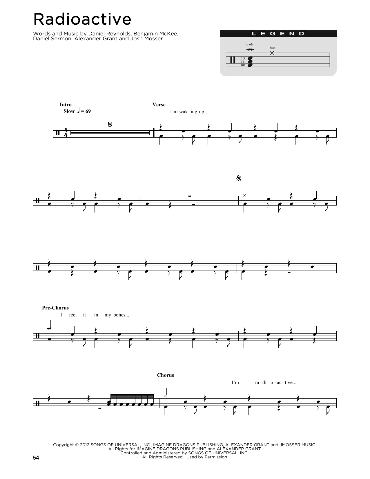 Product gallery: Page 1 of 1 Radioactive, Imagine Dragons