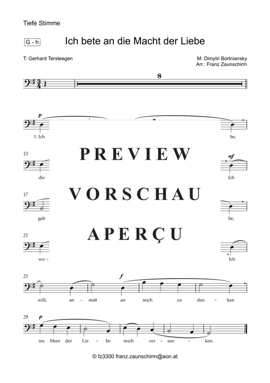 Product gallery: Page 5 of 7 Ich bete an die Macht der Liebe , , Low Voice and Organ