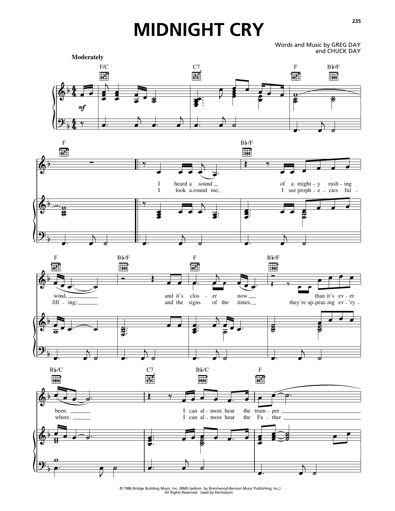 Produktbild zu:  Midnight Cry - Chuck Day