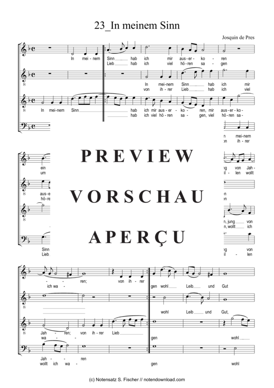 Produktgalerie: Seite 2 von 4 In meinem Sinn , , (Gemischter Chor)