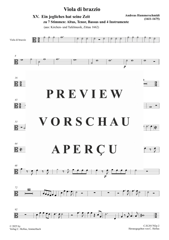 gallery: Ein jegliches hat seine Zeit (Stimmen), , Gemischtes Ensemble ATB, 4 Streicher und BC