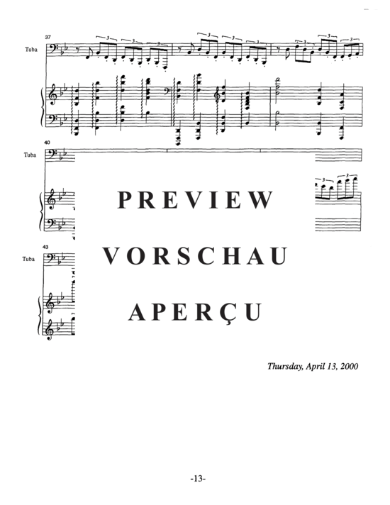 Product gallery: Page 15 of 21 Sonata for Tuba and Piano , , (tuba + piano)