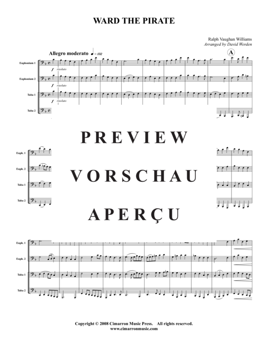 Product gallery: Page 2 of 9 Ward the Pirate , , (Tuba Quartet: 2x Baritone, 2xTuba)
