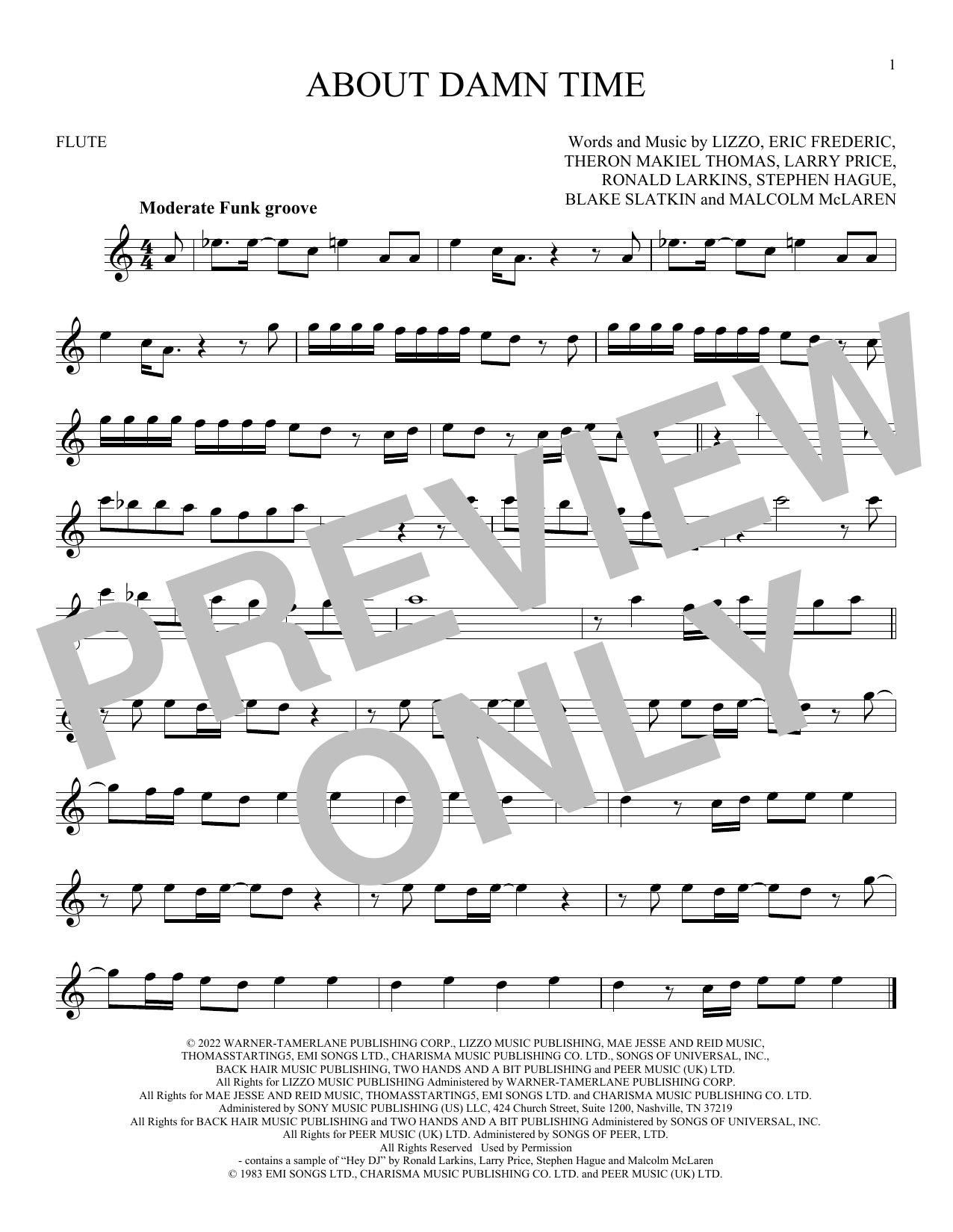 Product gallery: Page 1 of 1 About Damn Time, Lizzo