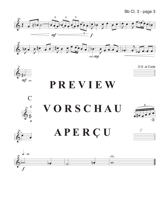 gallery: Prelude and Intrada , , (4 Klarinetten in B)