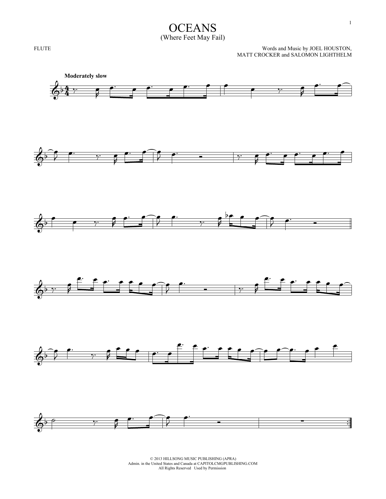 Product gallery: Page 1 of 1 Oceans (Where Feet May Fail), Hillsong United