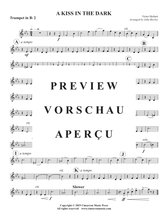 Produktgalerie: Seite 8 von 11 A Kiss in the Dark , , (Blechbläser Quintett)